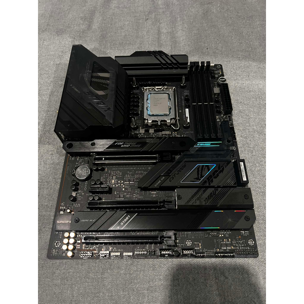 ชุด เมนบอร์ด พร้อม ซีพียู Z790-F RogStrix (DDR5) & Cpu i9 14900K (ไม่มีกล่อง) มือสองราคาสุดคุ้ม