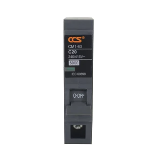 เซอร์กิตเบรกเกอร์ เมนเบรกเกอร์ ลูกย่อย Circuit Breaker 1P / 2P / 3P ขนาด 10A-63A รุ่น CM1-63 USA (Plug-on)