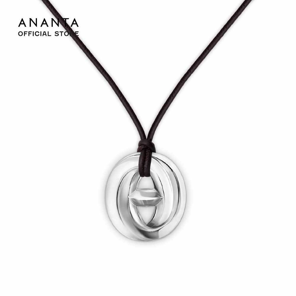ANANTA Marque Statement Necklace สร้อยคอจี้ ชุบทองขาว