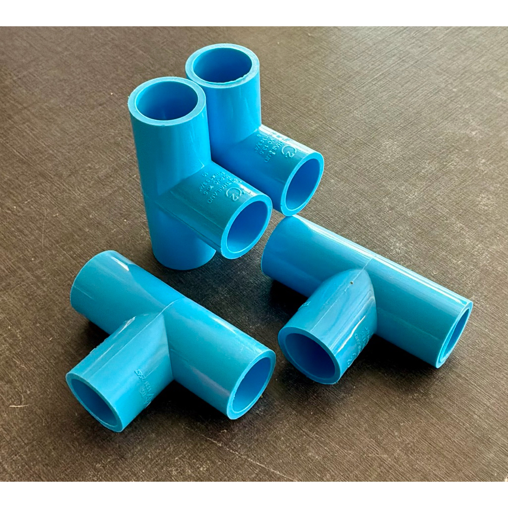 (แพ็ค50/100ตัว) 3/4”สามทางหนา ขนาด 6หุน PVC 13.5 ตราโอทู มี มอก.