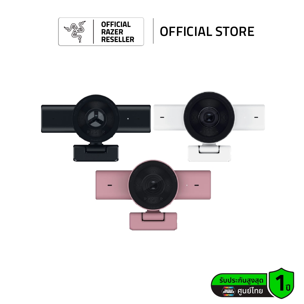 Razer Kiyo V2 X - เว็บแคม Full HD 60FPS มี Auto-Focus มีไมค์ในตัว