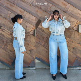 📍พร้อมส่ง 👈HUEGAH Fit Denim กางเกงยีนส์ ขากระบอกเล็ก มีไซซ์ใหญ่