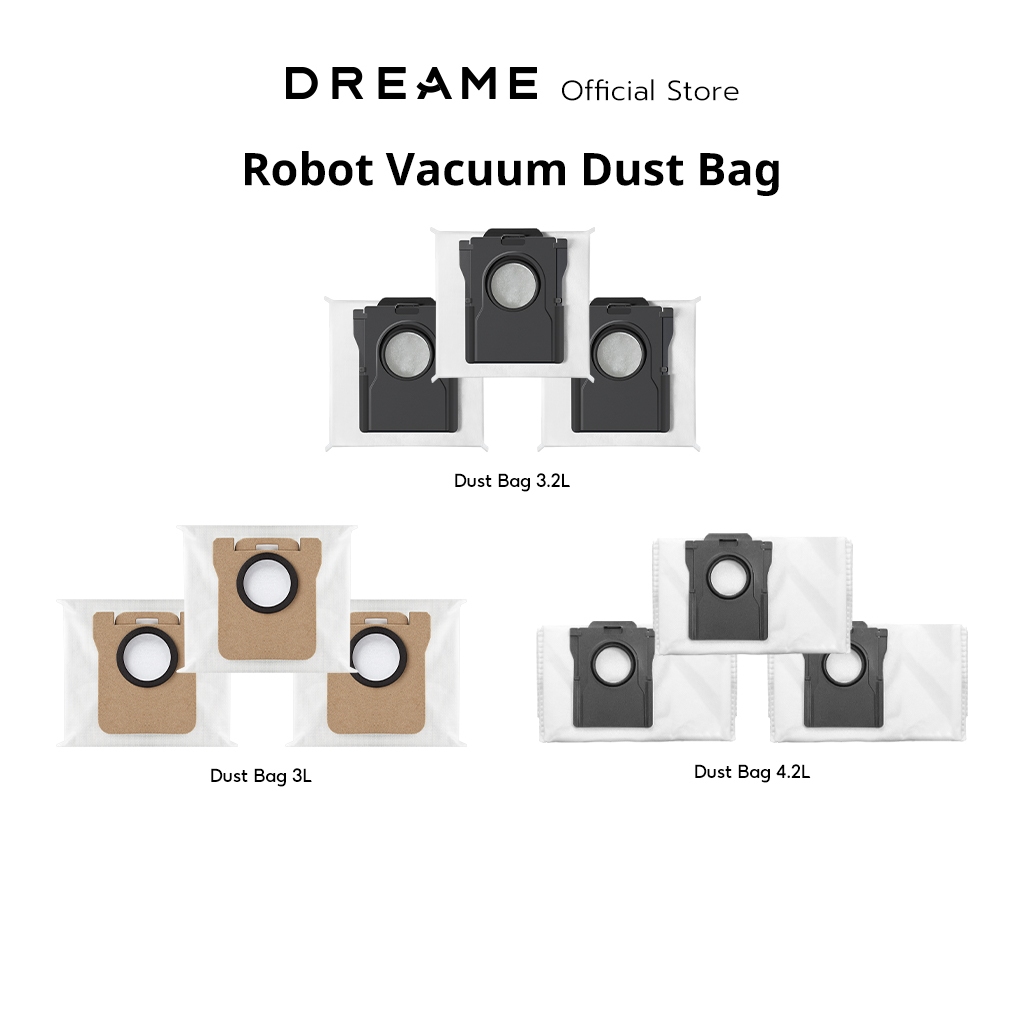 【Accessories】Dreame Robot Vacuum Dust Collection Bag | ถุงเก็บฝุ่นสำหรับหุ่นยนต์ดูดฝุ่น