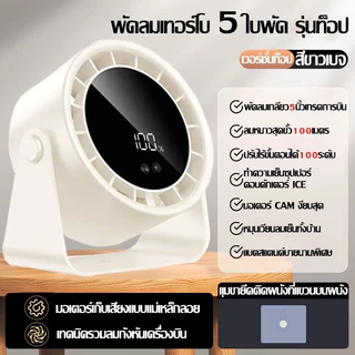 🔥ของแท้ 🔥KENTO LITE พัดลมสำนักงาน 6 นิ้ว รุ่นไร้สาย ความเร็วสูง ปรับลมผ่านหน้าจอสัมผัสได้ 100 ระดับ