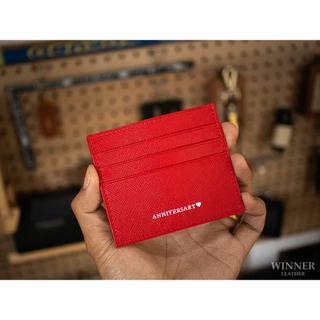 ซองใส่บัตรหนังแท้ สลักชื่อให้ฟรี Card Holder