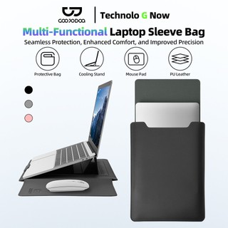 GOOJODOQ Multifunctional Laptop Top Comes with Heat Dissipation Bracket and Mouse Pad Cortical Material Reduces Friction