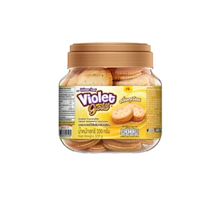 Violet Gold ไวโอเลตโกล์ดแครกเกอร์ 330-380 กรัม (6กระปุก)