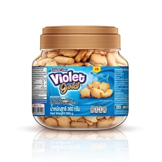 Violet Gold ไวโอเลตโกล์ดแครกเกอร์ 330-380 กรัม (6กระปุก)