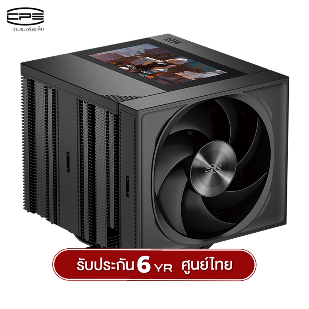 ซีพียูคูลเลอร์ CPS RZ820 Display 5-inch Screen 8 Heatpipe Supersize Air Cooler รับประกัน 6 ปี