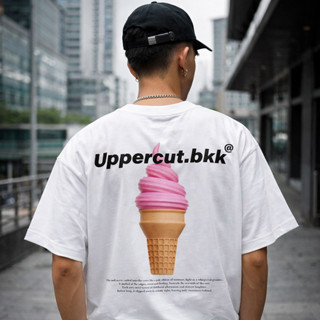 เสื้อยืด Streetwear Oversize ผู้ชาย สกรีนลาย U-040 