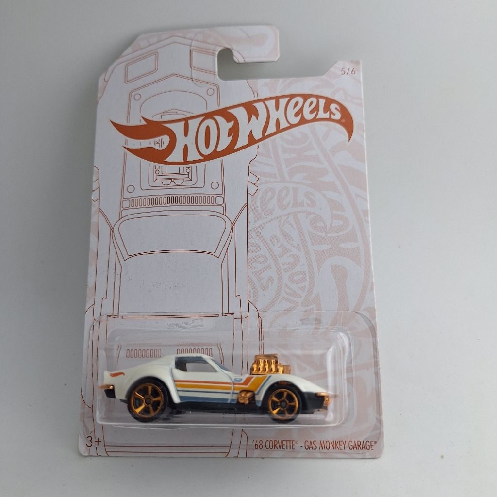 รถเหล็ก Hotwheels 68 CORVETTE GAS MONKEY GARAGE (ib14)