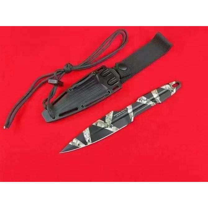 EXTREMA RATIO ลายพราง มีดตรง เหล็ก: N690 ความแข็ง: 58HRC