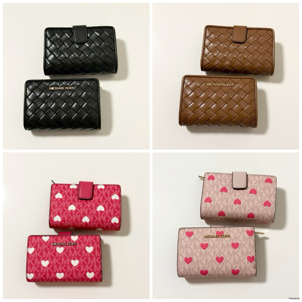 กระเป๋าสตางค์ Michael Kors 35H9GTVZ2B / 35H8GTVZ1L Jet Set Travel Md Za Card Case Wallet MK