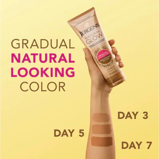 ครีมผิวแทน JERGENS Natural Glow Daily Moisturiser มีสองสี fair to medium 🌼 medium to deep skin tone
