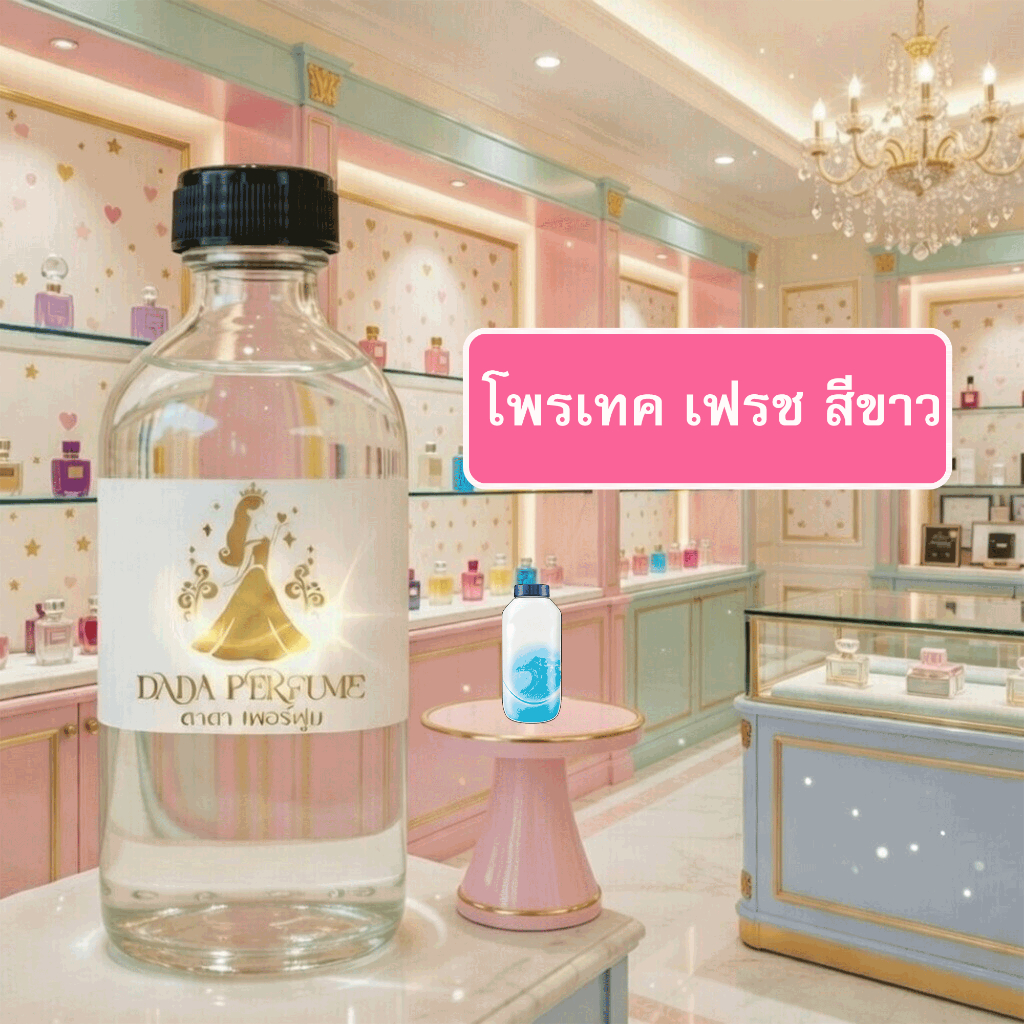กลิ่น โพรเทค-เฟรช-สีขาว น้ำหอมพร้อมใช้ ปริมาณ 125 ml. แถมฟรีขวดสเปร์ย 10 ml. 1 ขวด ซื่อ 10 ฟรี 1 ขวด