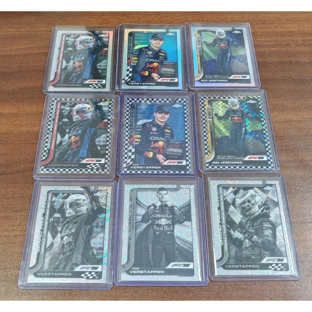 การ์ด f1 topps chrome 2025 max verstappen
