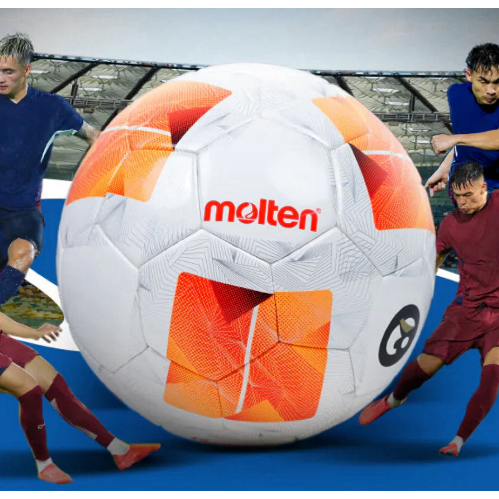 แท้100% ลูกฟุตบอลหนังไทยลีก THAI LEAGUE MOLTEN รุ่น F5D3400-TL1 / F5N3400-G