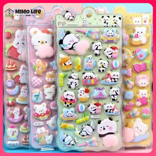 Stickers สีชมพูสตรอเบอร์รี่กระต่ายสาวน่ารักมือไดอารี่ตกแต่งส…