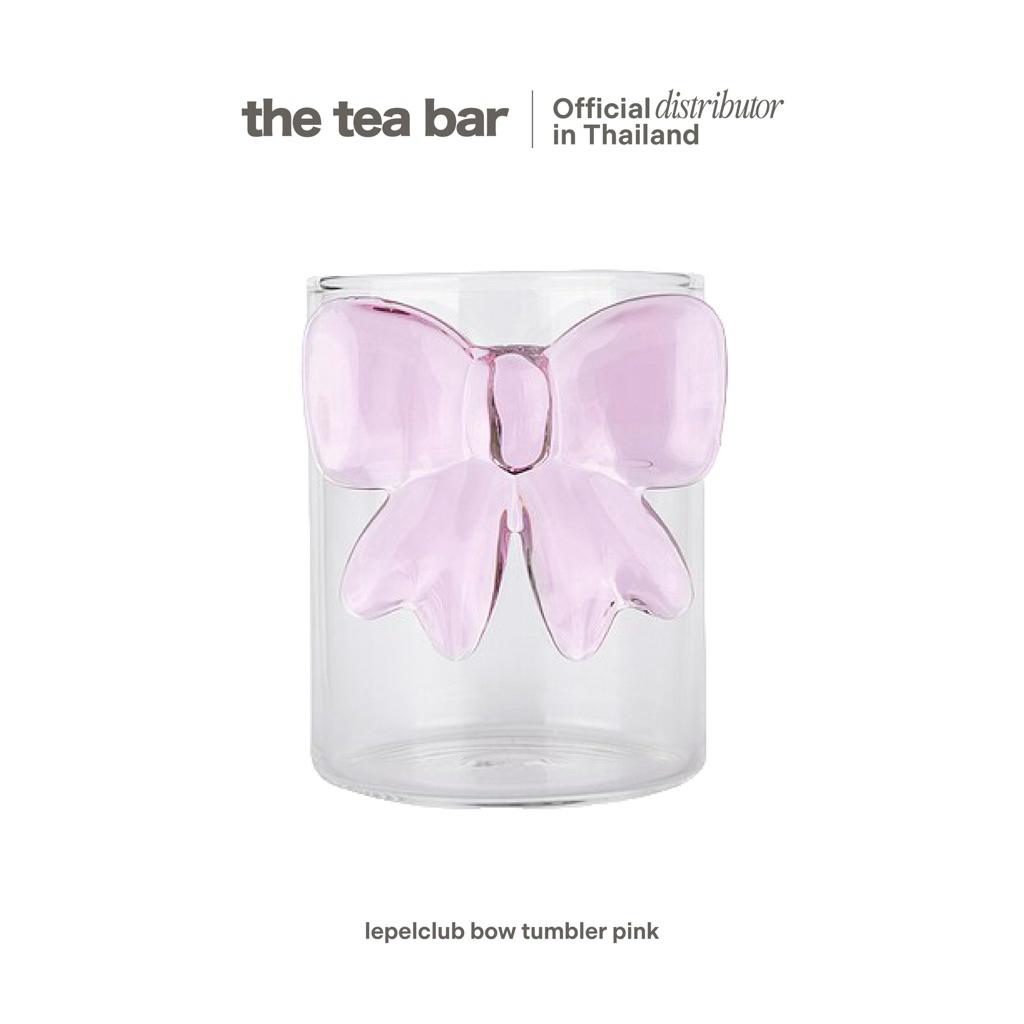 LEPELCLUB bow tumbler pink