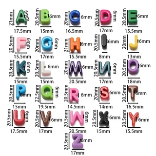 5-10 ชิ้น ลูกปัดตัวอักษร ผสมสี ลูกปัดอะครีลิค A-Z สีพาสเทล รูกว้าง สำหรับร้อยชื่อ สำหรับ DIY สายคล้องมือถือ ของขวัญ