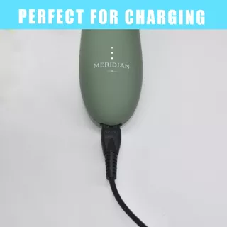 การเปลี่ยนเครื่องชาร์จสำหรับสายชาร์จ Meridian Trimmer เข้ากันได้กับเครื่องโกนหนวดไฟฟ้า Meridian Grooming อะแดปเตอร์สายไฟ