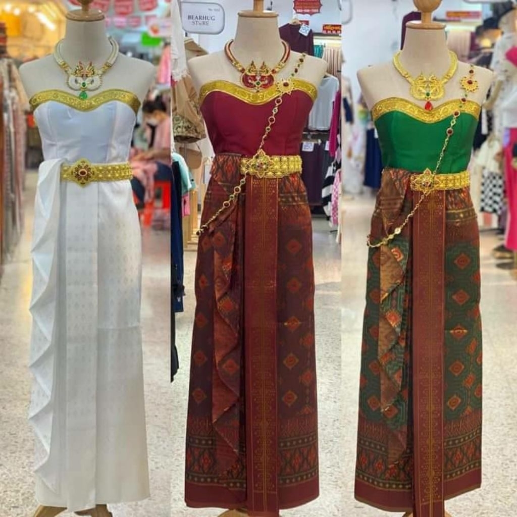 ชุดนาคี หน้านางหางไหล (ราคาไม่รวมเครื่องประดับ)