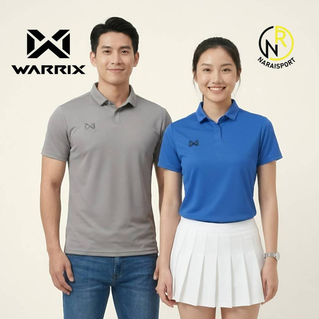 ***ของแท้ส่งไว*** WARRIX   เสื้อคอปก 232PLACL34   เสื้อโปโล PIN  V.1
