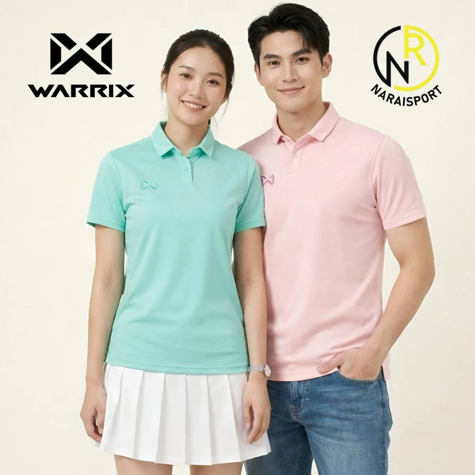 ***ของแท้ส่งไว*** WARRIX 232PLACL34  เสื้อโปโล PIN   V.2  เสื้อกีฬาคอปก