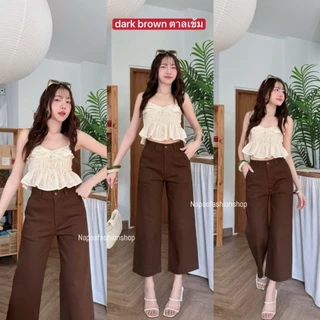 🏵(S-3XL)🏵ขากระบอก 8 ส่วน ผ้ายีนส์ยืดคอตต้อน กระเป๋า 2 ข้างใช้งานได้จริง ผ้าดี ทรงสวย