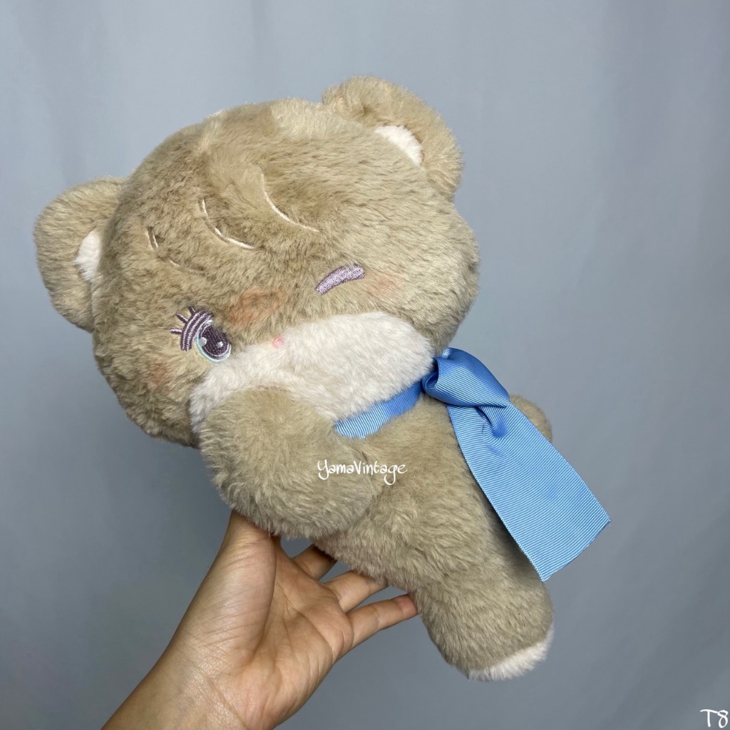 Mikko Characters Latte Plush ตุ๊กตาหมี Mikko Illustrations ลาเต้ มือสองลิขสิทธิ์แท้