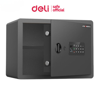 Deli ตู้เซฟนิรภัย ตู้เซฟอิเล็คทรอนิกส์ ระบบสแกนนิ้ว ใส่รหัส …