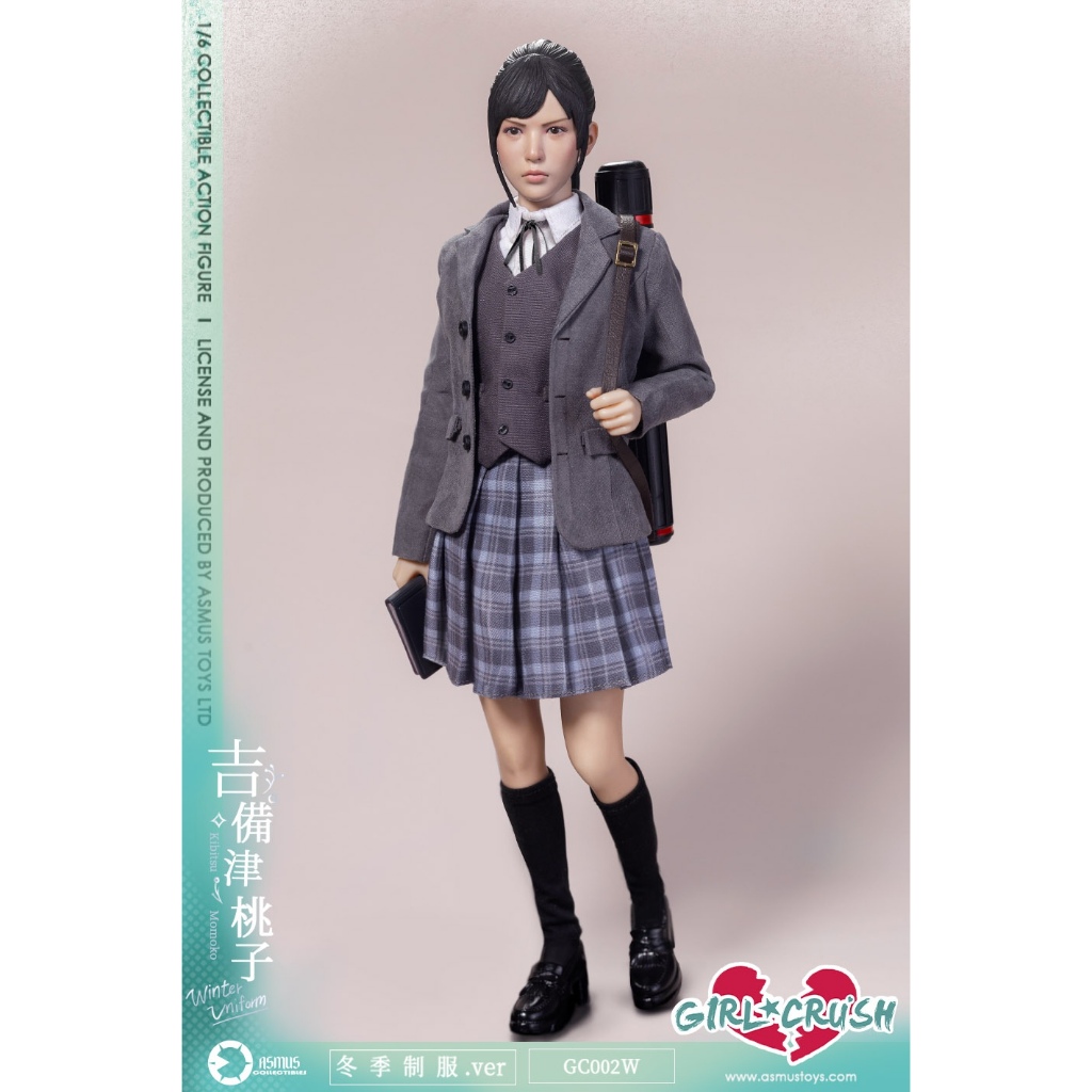 พรีออเดอร์ ASMUS TOYS 1/6 Kibitsu Momoko Winter Uniform Version Action Figure GC002W