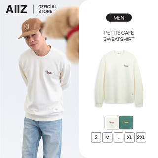 AIIZ เสื้อผู้ชายผ้าเฟรนช์เทอร์รี่ย์ ลายกราฟิก AIIZ Men’s Pet…