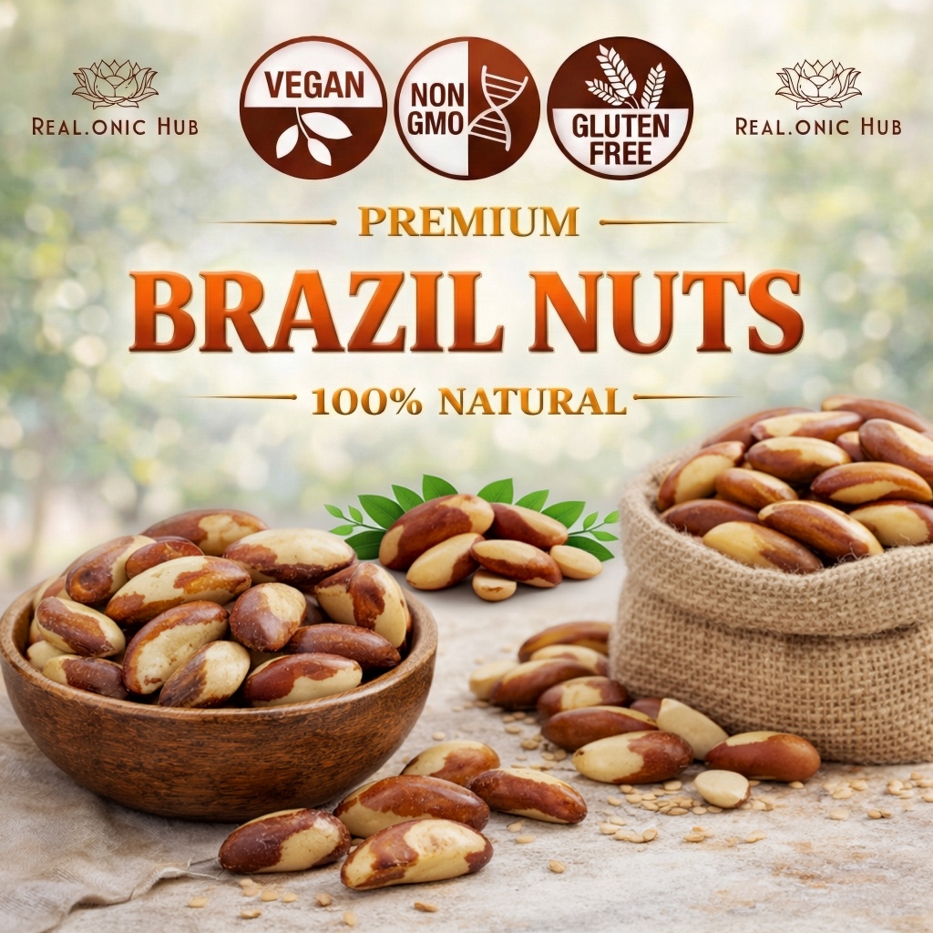 😍 บราซิลนัท อบธรรมชาติ (Brazil Nuts Roasted) Pure & Chemical-Free 💝 ถั่ว คีโต Kito วีแกน Vegan