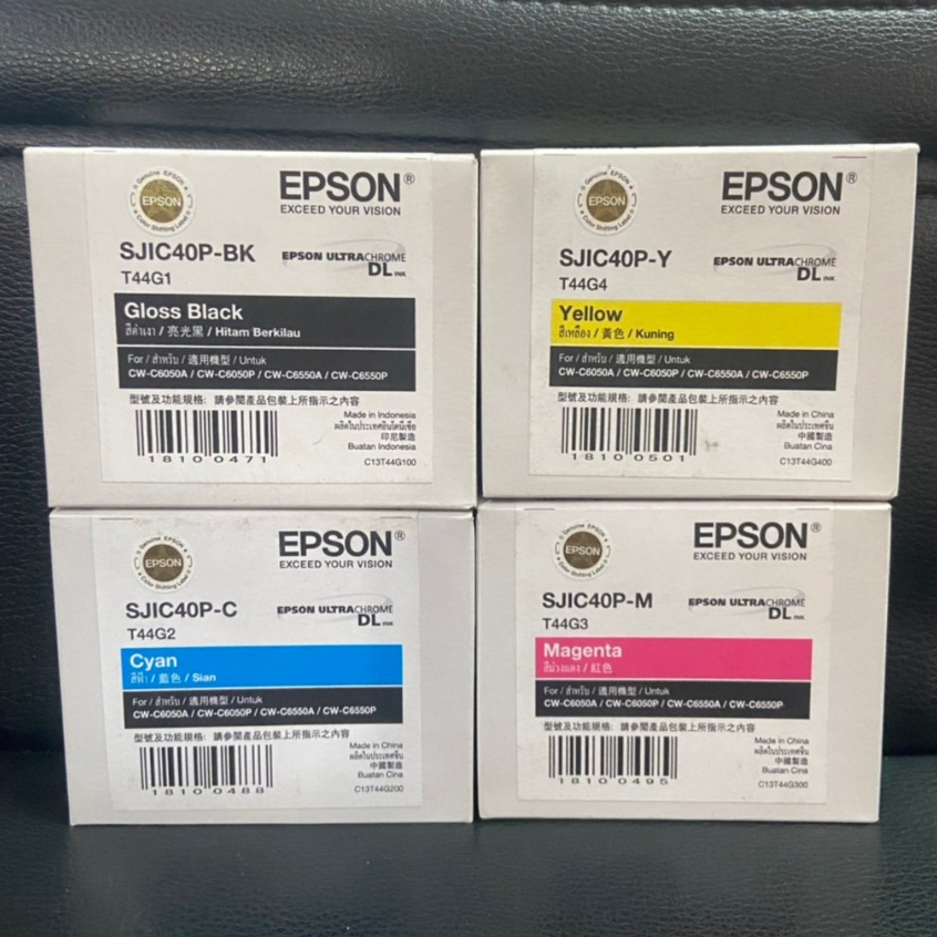 EPSON T44G SJIC40P Ink Cartridges ตลับหมึก สำหรับ C6050/C6550 ของแท้