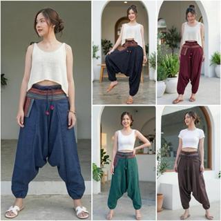 กางเกงม้งTC ขาจั้ม กางเกงชาวเขา เอวยืด ใส่ได้ทั้งชายและหญิง …