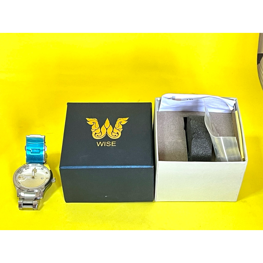 นาฬิกา WISE รุ่นตราสัญลักษณ์ ภปร (เฉลิมพระเกียรติ ร๙) วินเทจ