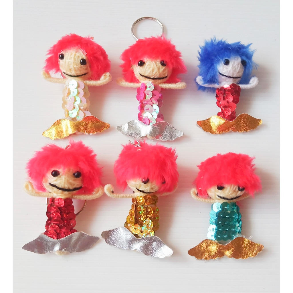 พวงกุญแจ ตุ๊กตาวูดู Unique Voodoo Doll Keychain – Handmade with Love for Bags and Keys #3