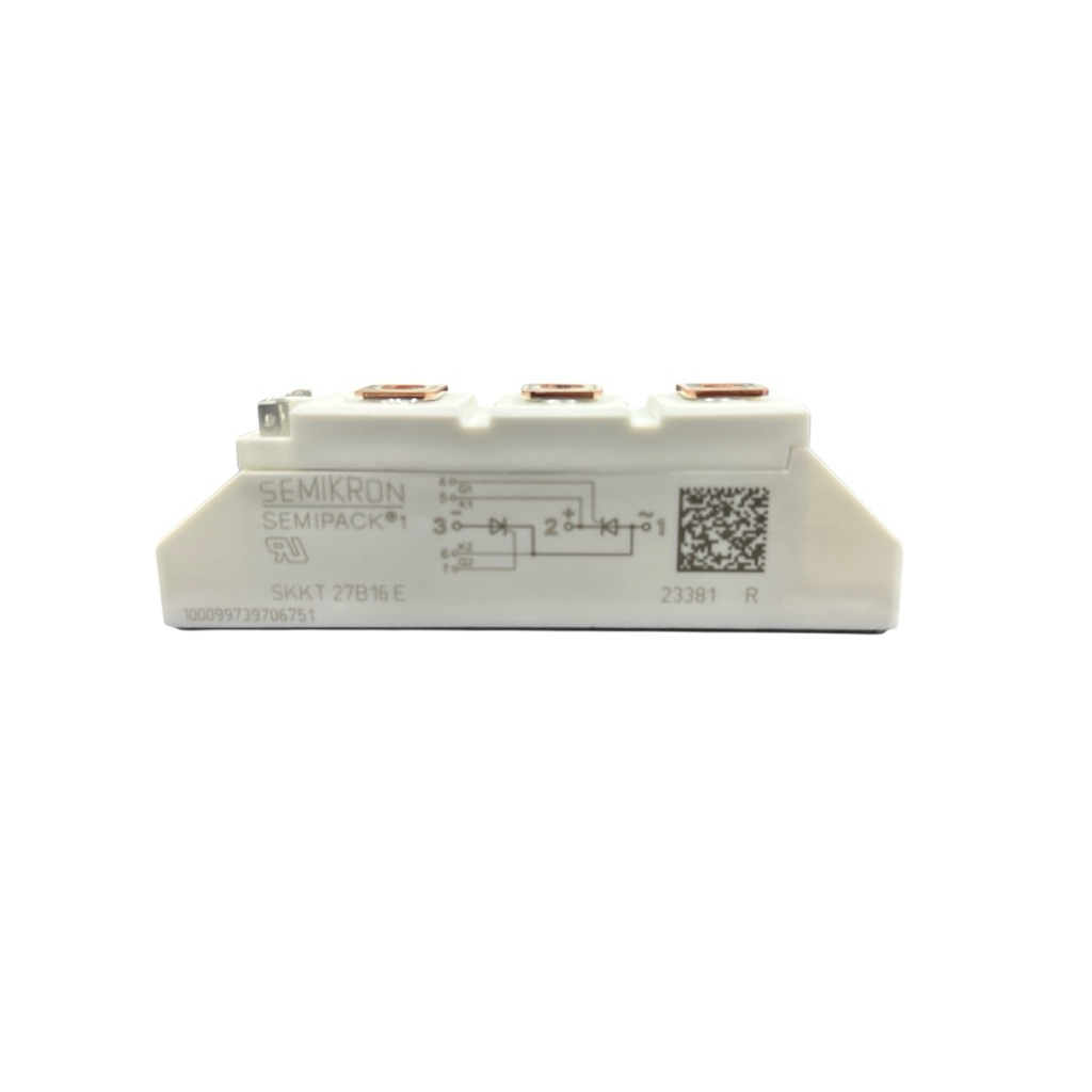 Semikron Danfoss SKKT 27B16 E, Dual Thyristor Module 1600 V, 25 A 150 mA 0.55 kA 1.8 V