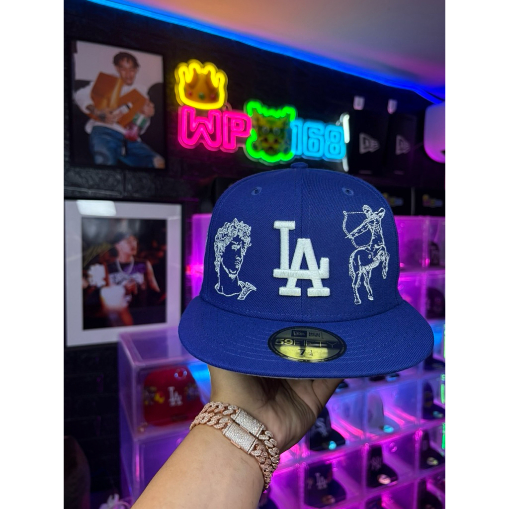 New Era Los Angeles Dodgers MLB MYTHICAL 59FIFTY CAP👼🏻🧜🏻‍♂️⚔️🦄💙🤍