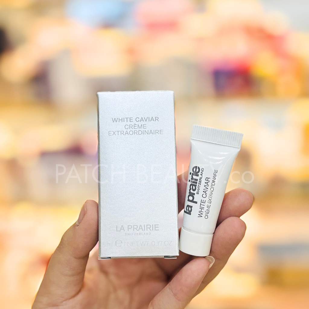 La Prairie White Caviar Creme Extraordinaire 5ml ขนาดทดลอง ครีมคาเวียร์ตัวดัง ผิวกระจ่างใส เรียบเนีย