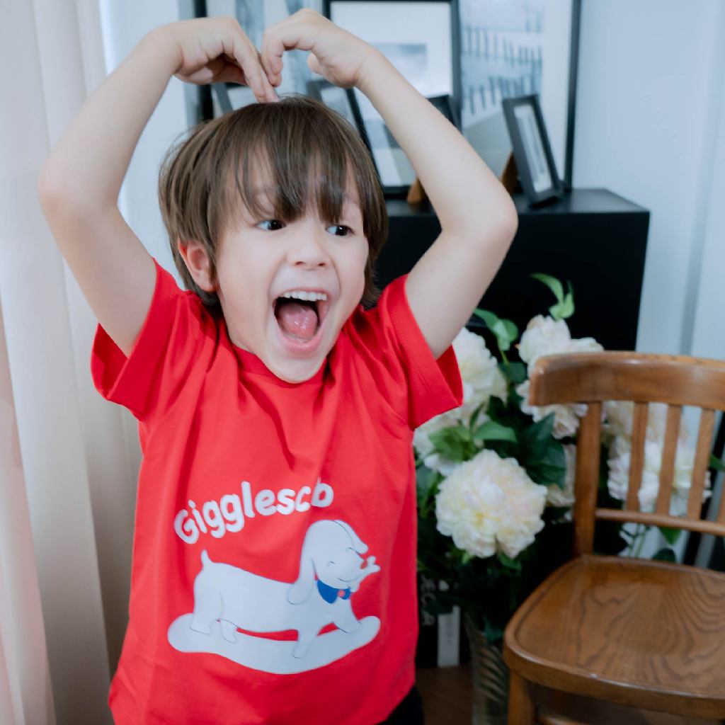 เสื้อยืดเด็ก Gigglescub T-shirt Big Logo