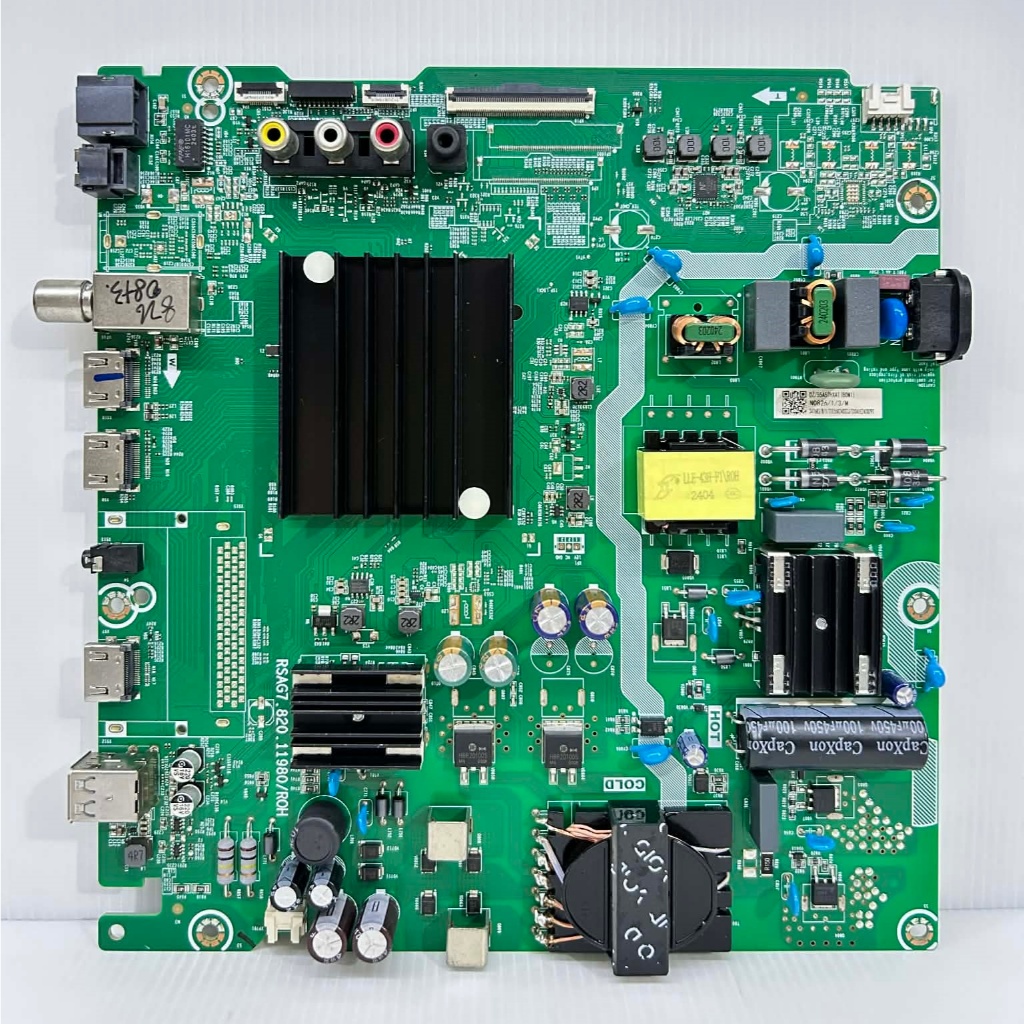 เมนบร์อด ทีวี Hisense รุ่น 55A6500H / 55A6500K พาร์ท RSAG7.820.11980/ROH อะไหล่ของแท้ถอด มือ2 เทสไห้