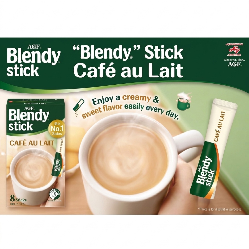 แพ็คทดลองกาแฟสำเร็จรูป AGF Blendy Stick จากญี่ปุ่น (6–8 รูปที่ 2