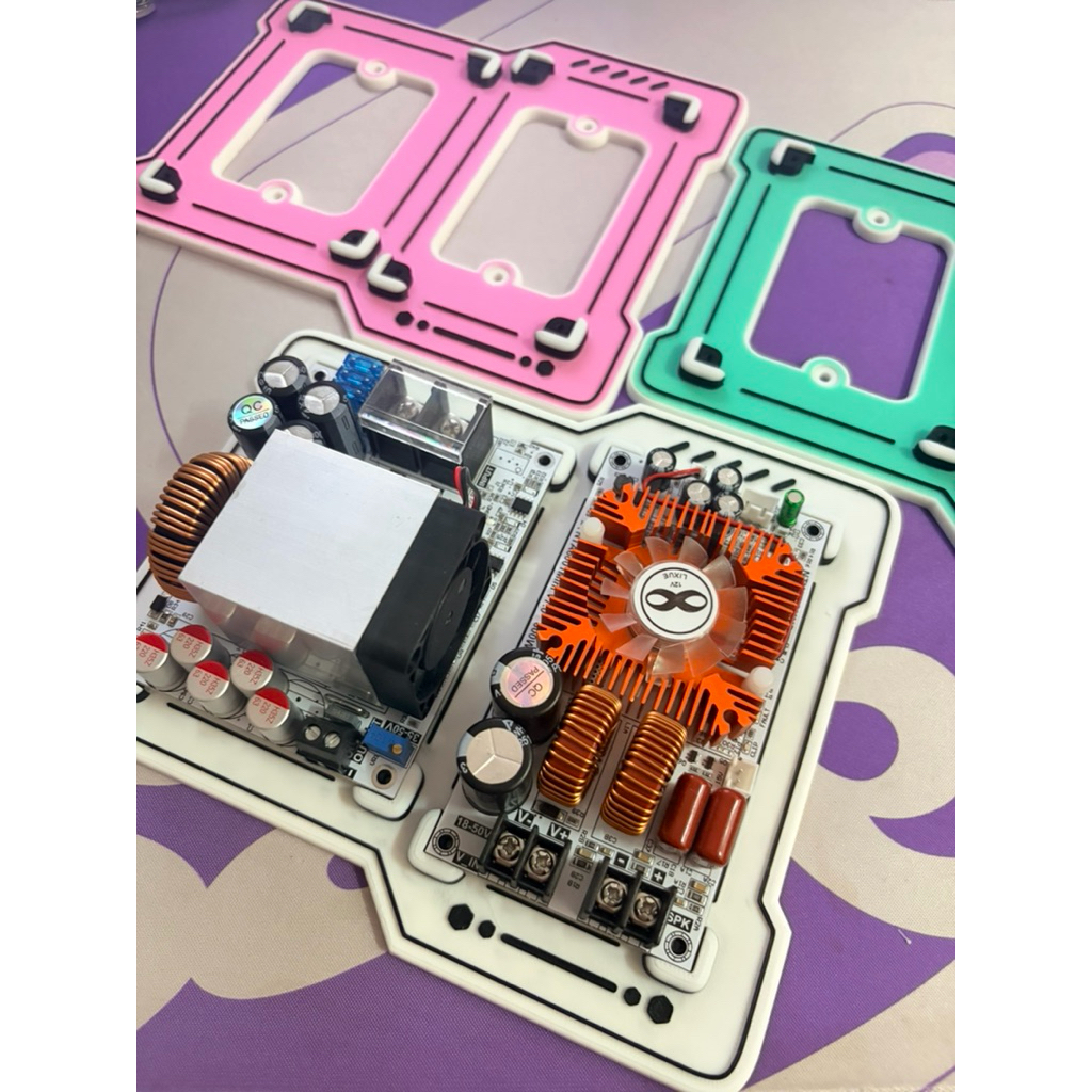 ฐานยึดแอมป์ NTA6001+NPW600 แบบคู่กัน (เฉพาะฐานยึดเท่านั้น)