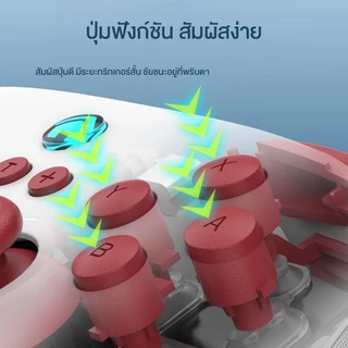 NICEST จอยเกม Wireless Pro Controller สําหรับ Nintendo Switch/Android/IOS/PC