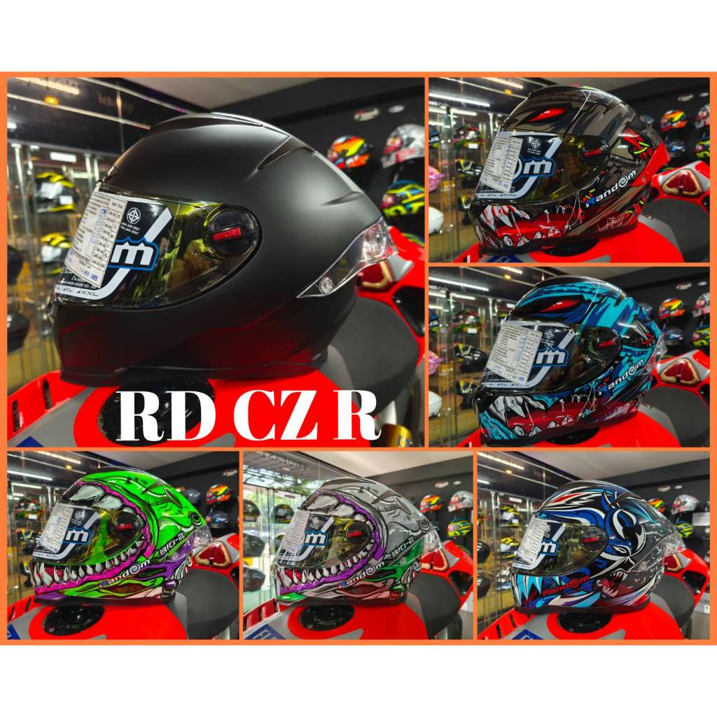 ‼️NEW2025 หมวกกันน็อค RD CZ-R BT ราคา 1790 บาท 👉แถมฟรี ชิลด์ดำ1ชิ้น
