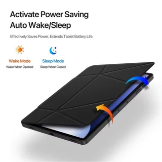 Dux Ducis เคส Samsung Tab S11/S10 Fe/S10 Fe Plus/S10 Lite/S9 Fe Plus/S9 Fe/S9 เคสกันกระแทก เปิด-ปิด 360° ขอบยาง TPU