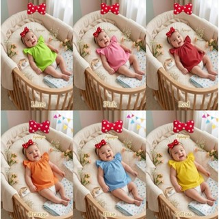 เสื้อเด็กผู้หญิง เสื้อคอกระเช้า ผ้ายืด เสื้อแขนสั้น เสื้อยืด…