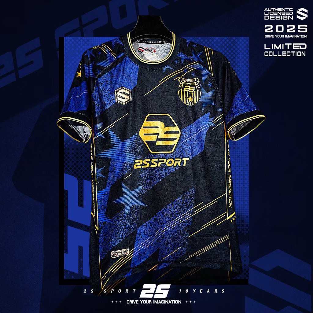 NEW! 2S COLLECTION LIMITED EDITION 🎉  เสื้อที่ทุกคนรอคอยจากแบรนด์ 2S SPORT👕น้ำเงิน-ดำ